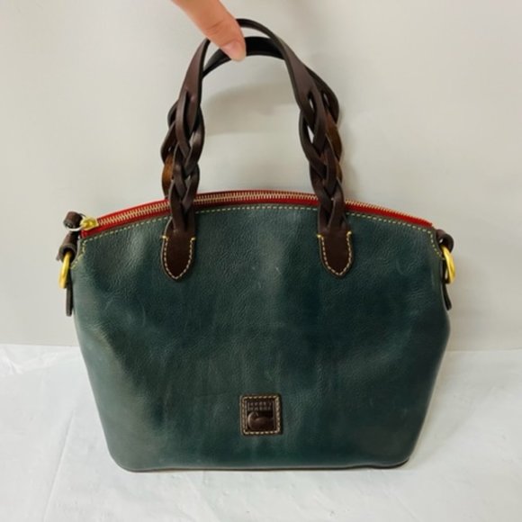 Dooney & Bourke Florentine Small Heidi Satchel in Teal- NEW WITH TAGS